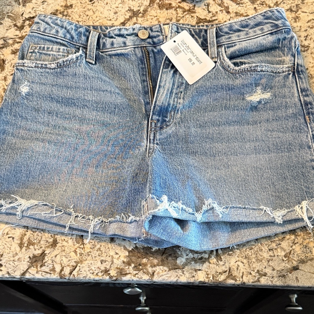Casual Blue Denim Jean Shorts